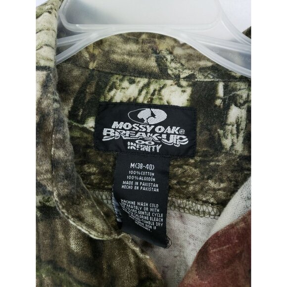 Mossy Oak Hunting Shirt Men's Size Medium Break Up Camo - Picture 3 of 6